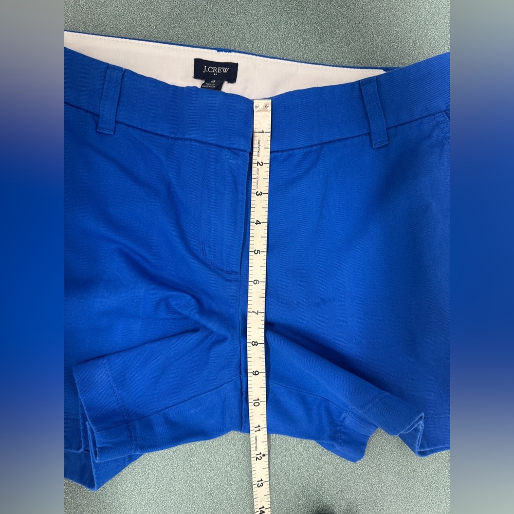 J. Crew Chino Shorts Women’s 8 Blue - Picture 7 of 8